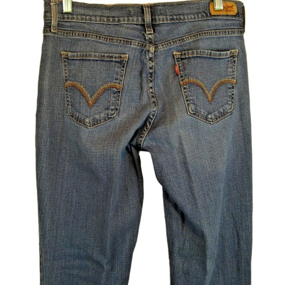 Womens Levi's 515 Blue Cotton/Spandex Denim  Boot Cut Jeans sz 8M(30x31x8r)